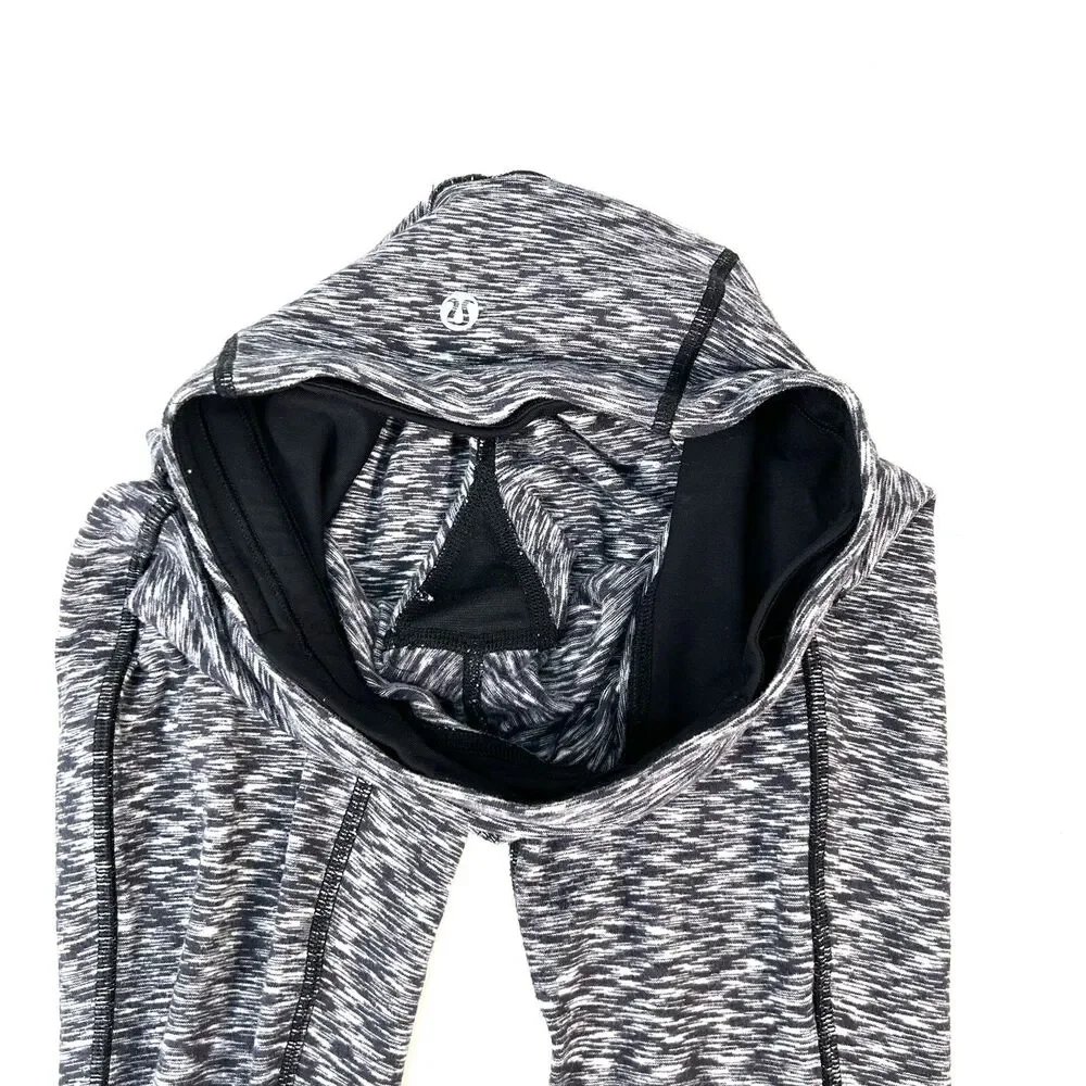 Lululemon Ready To Rulu Tights Spaced Out Space Dye Black & White Size 2